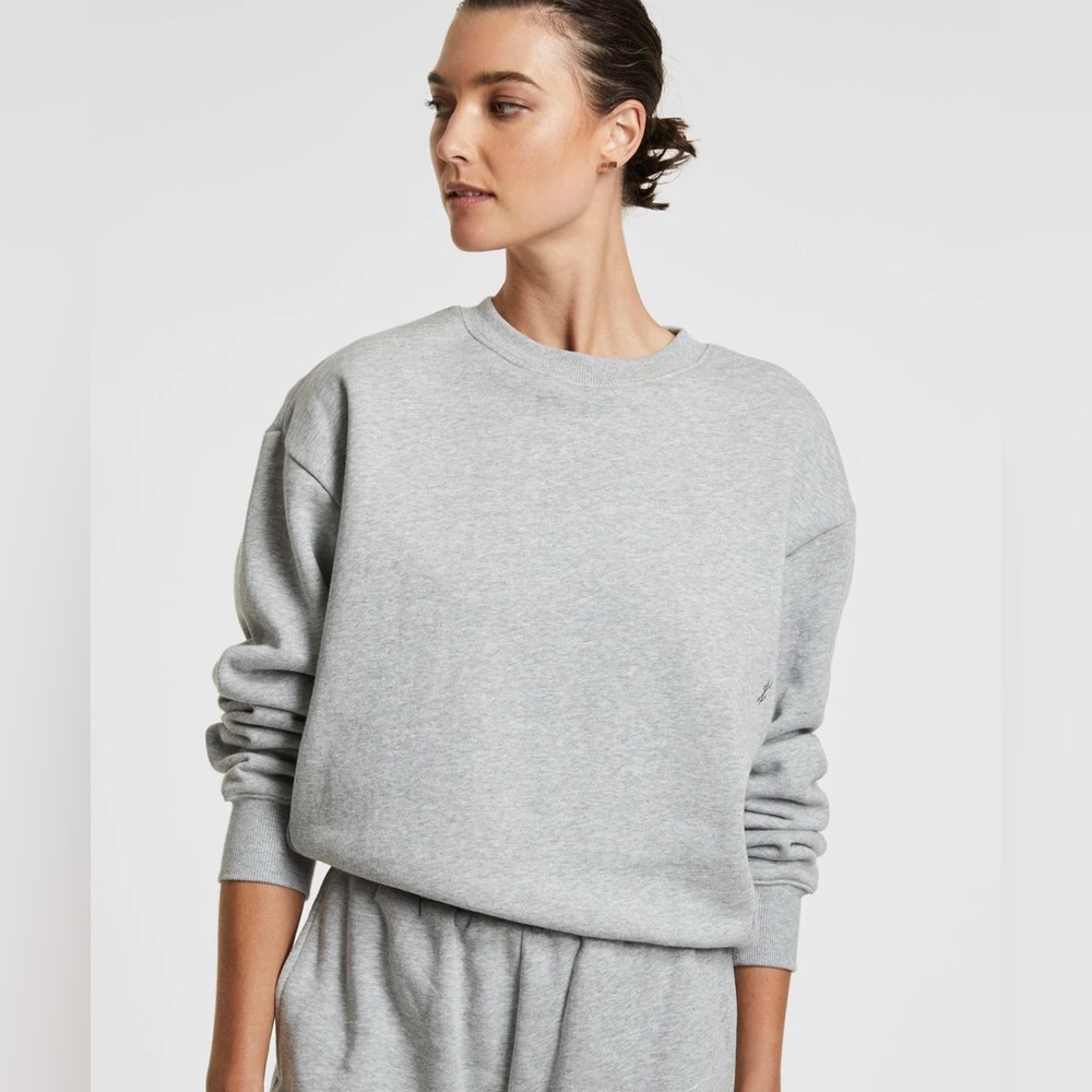 Ksubi 3 X 4 Klassic Crew Grey Marl sweater size S